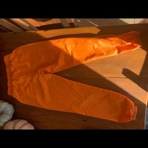 Orange Sweatpants